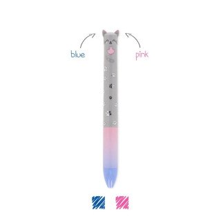 Caneta 2 Cores Click&Clack Gatinho - Legami