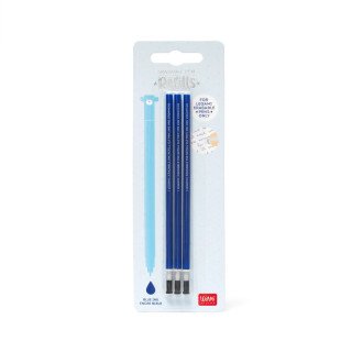 Recarga para Caneta que Apaga Legami Azul - Set de 3 Unidades