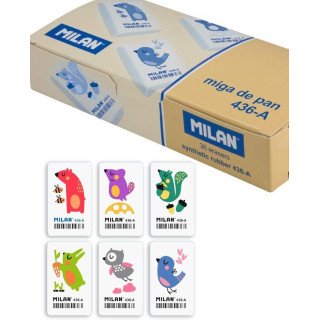 Borracha Miolo de Pão Milan - Animais Sortido