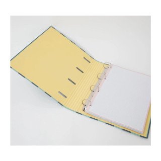 Capa de 4 argolas com folhas Quadriculadas - Positivity & creativity