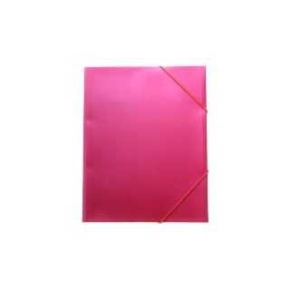 Pasta Plástico C/Elásticos A4 Vermelho