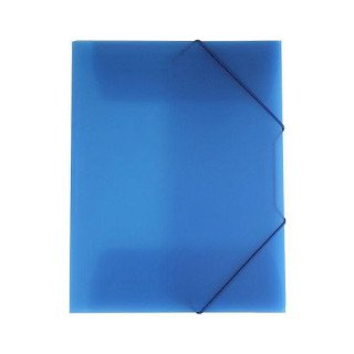 Pasta Plástico C/Elásticos A4 Azul
