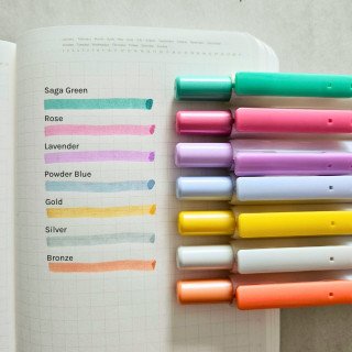 Sublinhador JustClick Glitter Silver