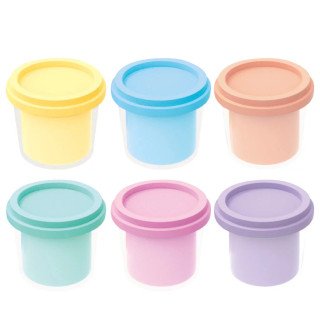 Massa de Modelagem 6 Cores Pasteis