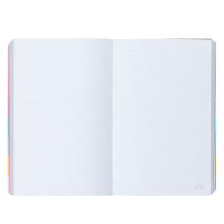 Caderno com peluche e fecho magnético leão A5 - Magic moments