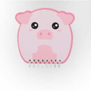 Mini Bloco de Notas Porco 80Fls - iTOTAL