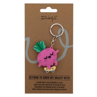 Porta-chaves - Beterraba num skate