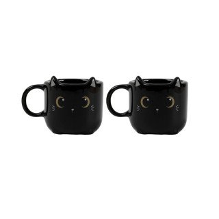 Conjunto de 2 Chávenas de Café Gato Preto - iTOTAL