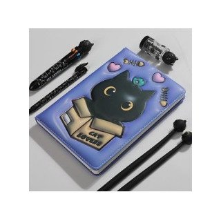 Notebook 3D Gato Preto - iTOTAL