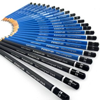 Lápis de Grafite STAEDTLER Mars Lumograph B