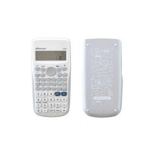 Calculadora Escolar Científica 240 Funções - Branco