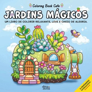 Livro para Colorir Jardins Mágicos