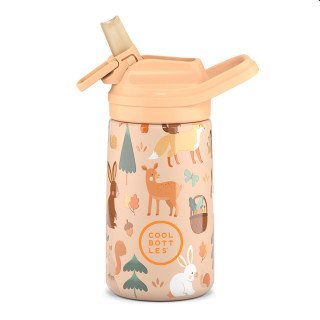 Garrafa Térmica 350ml Cool Bottles: KIDDIES Woodland Buddies