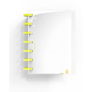 MINI Notebook CARCHIVO Ingeniox® Amarelo Neon