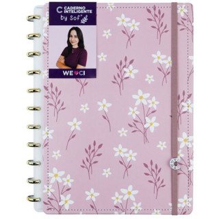 Caderno Inteligente Grande Pink Blossom by Sof