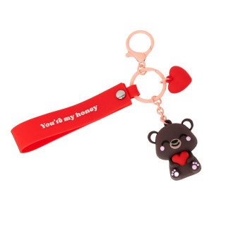 Porta-chaves com Pendentes Ursinho - You re my honey