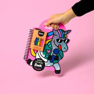 Omy Super Livro de Colorir e Stickers – LILY
