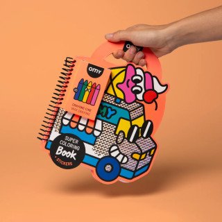 Super Livro de Colorir e Stickers – YUMMY Omy