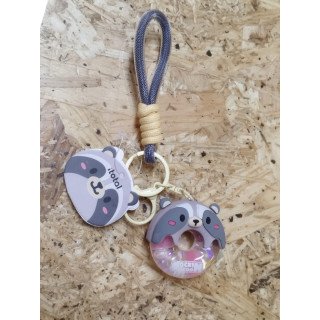 Porta Chaves Liquid Donut Guaxinim