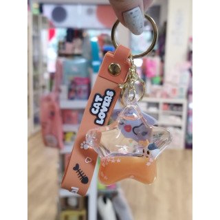 Porta Chaves Liquid Estrela Gato malhado
