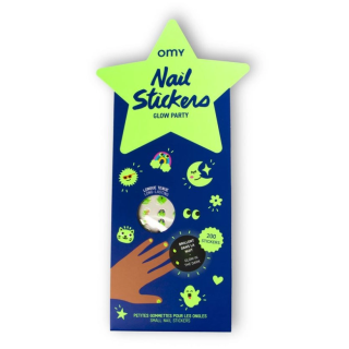 Stickers Unhas Glow Party Néon - OMY