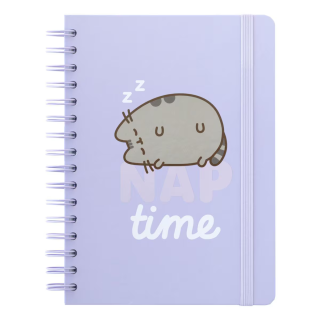 Caderno A5 Capa Dura Espriral Pusheen
