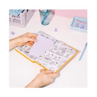 Caderno Premium A5 Capa de Pelúcia Garfield