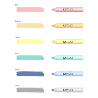 Sublinhador JustClick Pastel Gray