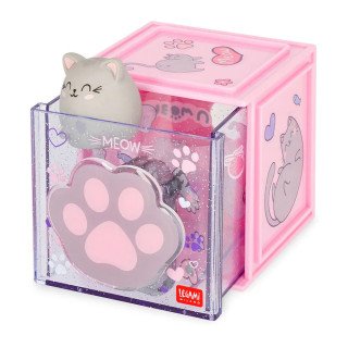 Caixa arrumação de mesa empilhável Kitty Legami