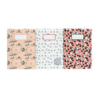 Conjunto de 3 Note Book Mickey A5 Pontilhados