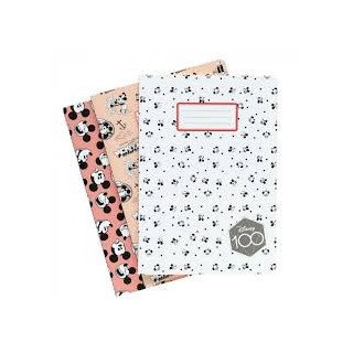 Conjunto de 3 Note Book Mickey A5 Pontilhados
