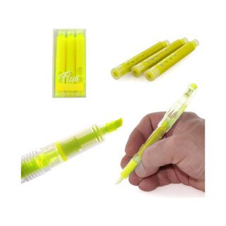 Sublinhador Recarregável Amarelo Office Box