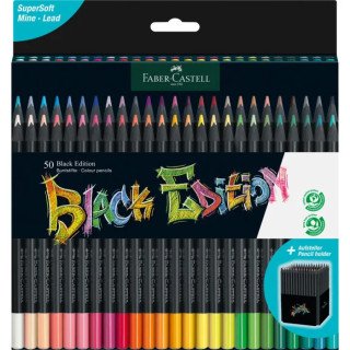Faber-Castell black edition cardboard box 50 colors