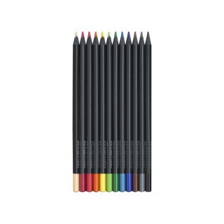 Lápis Cor Faber-Castell Black Edition Super Soft C/12