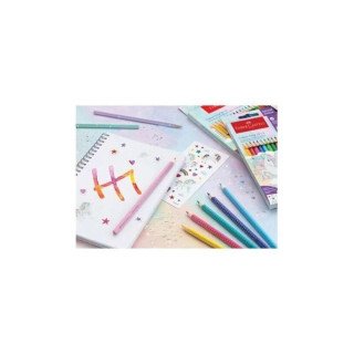 Lápis Cor Faber-Castell Grip 10+3 Edição Unicórnio