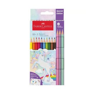 Lápis Cor Faber-Castell Classic Edição Unicórnio 10+3