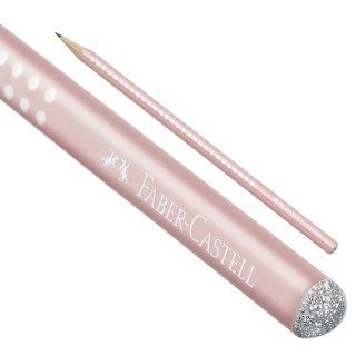 Lápis Sparkle Rosa Metálico Faber-Castell