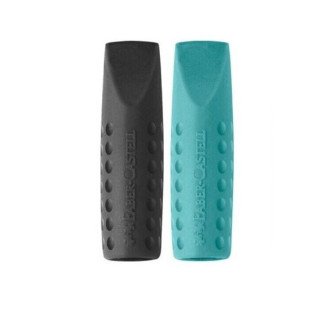 Tampa de borracha grip 2001 Preto e Azul Marinho FABER-CASTELL