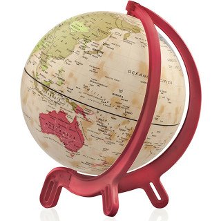 Mini Globo Vermelho 16cm Tecnodidattica