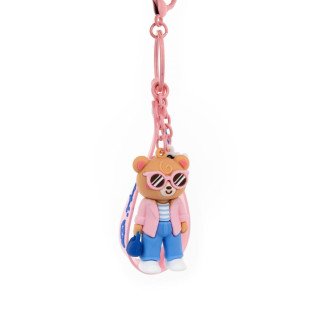 Porta-chaves com charms - Mamãe Ursa