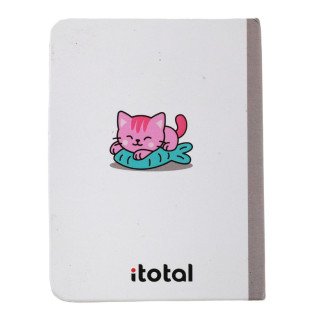 Mini NoteBook iTOTAL Gato Cinza