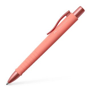 Caneta Esferográfica Poly Ball Urban Coral Edição Limitada Faber-Castell