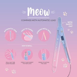Compasso Meow Legami