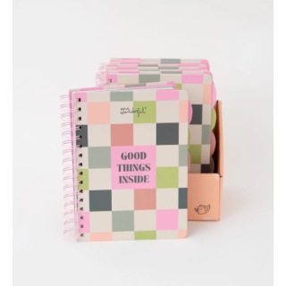 Caderno A5 com separadores Good Things Inside