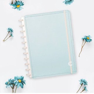 Caderno Inteligente A4 Azul Pastel
