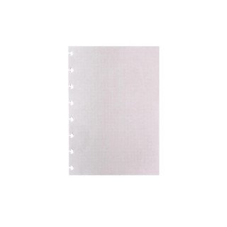 Recarga de Folhas Quadriculadas Brancas para Caderno Inteligente A5 - 30 folhas