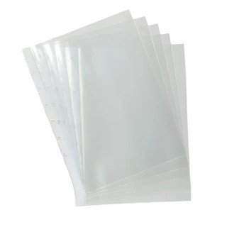 Bolsa Plástica para Caderno Inteligente A5 - 5 bolsas