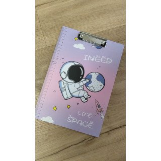 Prancheta de Cartão com Régua Space - INEED