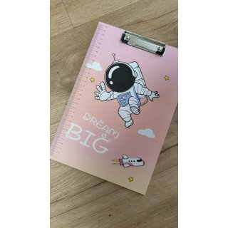 Prancheta de Cartão com Régua Space - DREAM BIG