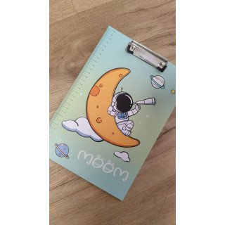 Prancheta de Cartão com Régua Space - MOON